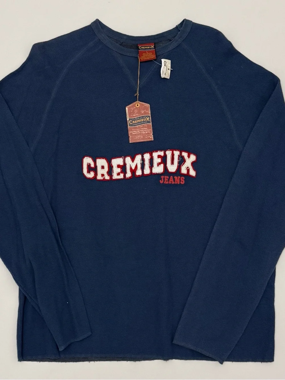 Vintage Daniel Cremieux Jeans Men's Navy Long-Sleeve Sweatshirt NWT